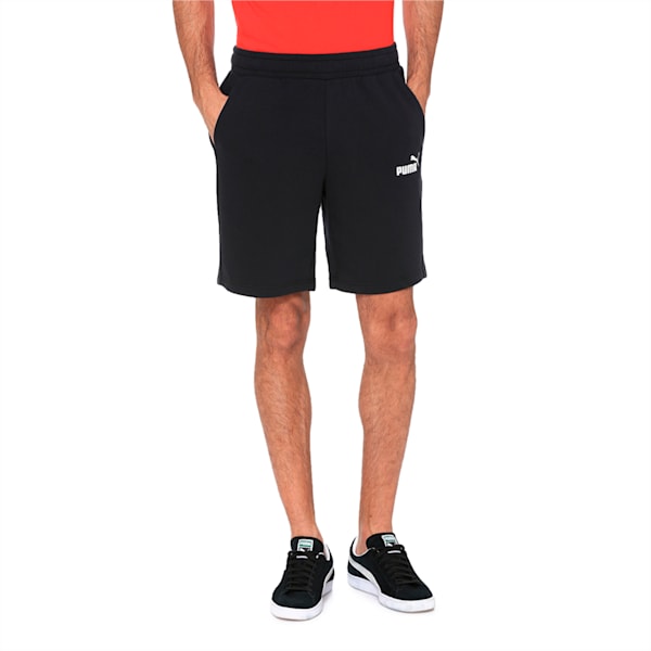 Essentials 10" Men's Sweat Shorts, Puma Black